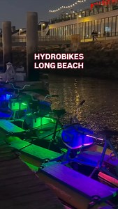 Repost 🎥 @ultimate_travel_bug Hydrobikes running through January 4. Had the best time biking through the Long Beach harbor with @lbwaterbikes 🌊 The best family activity year round, and super magical for Christmas time! No experience needed, yay for these fun activities on the ocean. #longbeach #longbeachcalifornia #california #adventure | Long Beach Waterbikes