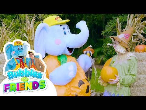 Exploring the Pumpkin Patch with Bubbles | Teaching Halloween | Kid Entertainment