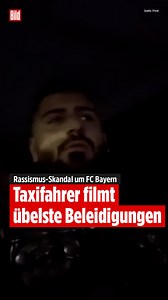 506K views · 3K reactions | Es sind schockierende Szenen, die der Münchner Taxifahrer Mohammed Hamad mit seinem Handy festhält. Von seinem Fahrgast auf der Rückbank wird er aufs übelste rassistisch beleidigt. Quelle: Privat #Rassismus #FCBayern | Bild | Facebook
