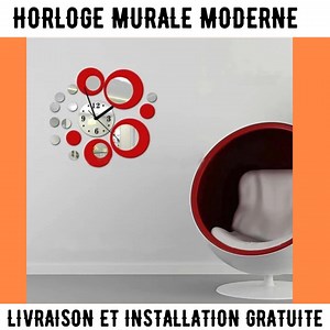 🚨𝐕𝐨𝐮𝐬 𝐜𝐡𝐞𝐫𝐜𝐡𝐞𝐳 𝐮𝐧𝐞 𝐝𝐞́𝐜𝐨𝐫𝐚𝐭𝐢𝐨𝐧 𝐚̀ 𝐥𝐚 𝐟𝐨𝐢𝐬 𝐮𝐭𝐢𝐥𝐞 𝐞𝐭 𝐦𝐨𝐝𝐞𝐫𝐧𝐞 𝐩𝐨𝐮𝐫 𝐭𝐫𝐚𝐧𝐬𝐟𝐨𝐫𝐦𝐞𝐫 𝐥'𝐢𝐧𝐭𝐞́𝐫𝐢𝐞𝐮𝐫 𝐝𝐞 𝐯𝐨𝐭𝐫𝐞 𝐦𝐚𝐢𝐬𝐨𝐧 !🔆 👉🏽Alors, Découvrez notre horloge murale moderne, un chef-d'œuvre de design qui va révolutionner votre décoration !🪴✂️ ✅Cette horloge est une véritable œuvre d'art qui va apporter une touche de modernité et d'élégance à votre intérieur. 📍Mais ce n'est pas tout ! Notre horloge murale moderne est égaleme
