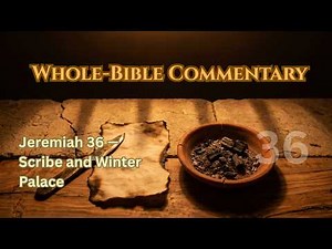 Jeremiah 36 Chapter Study — The Scroll and the Fire