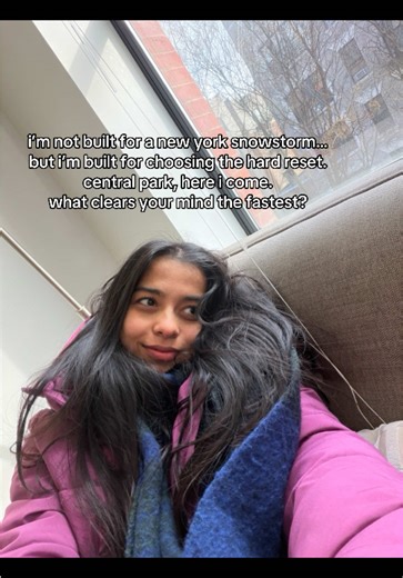 nyc snowstorm or not.. i’m still taking my thoughts for a walk in Central Park #reflection #thoughts #walk