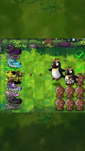PvZ 1 Fusion - Turret Gatling Pea Vs Vase Breaker Zombie Teams - P12 #pvz #pvzfusion