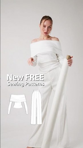 2 FREE sewing patterns just dropped! ✂️