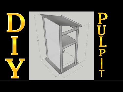 DIY PULPIT | EASY WAY HOW TO MAKE PULPIT