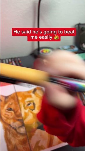 Mufasa the Lion King drawing | me vs my 5 y/o cousin pt 2