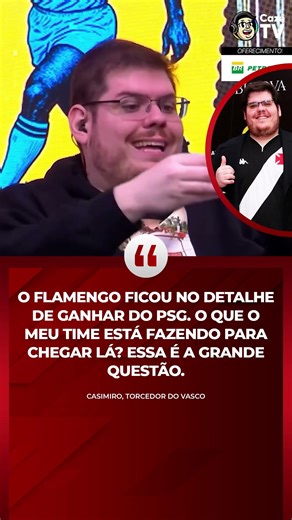 Even Vasco fans are admitting it! #flamengo #football