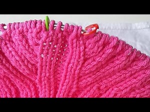 How to Knit a Neckline Short Rows (Yoke) for a Dickey | Step-by-Step Live Knitting Tutorial