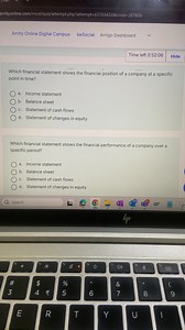 amityonline.com/mod/quiz/attempt.php?attempt=637634332cmid=2678... | Filo