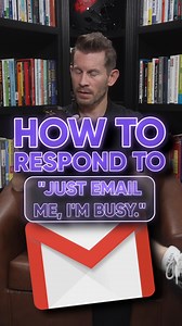 How to Respond to "Just email me, I'm busy"📧 | Jeremy Miner
