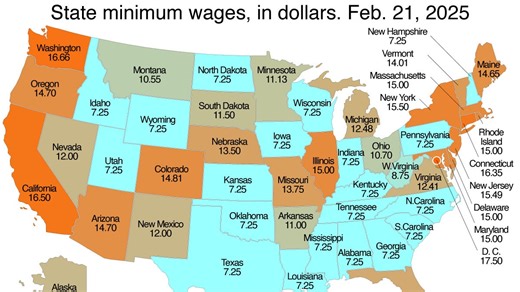 19 states are raising their minimum wage, is Louisiana one of them?