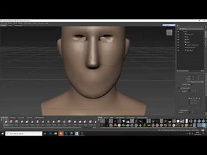 Practicing eyes in mudbox