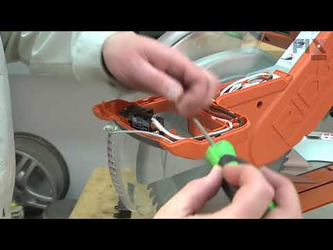 Rigid Miter Saw Repair - How to Replace the Switch