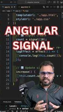 Angular Signals – Rapid Interview Q&A | Interview Question #angular #interview #coding