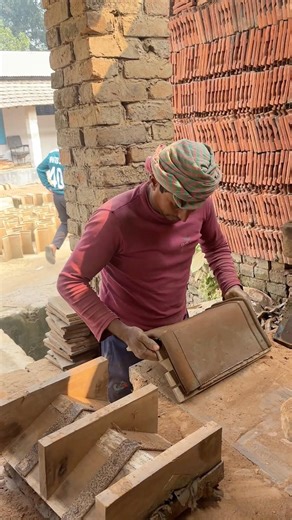 Amazing Processing of Making Clay Roof Tiles.😱😱#foryou #viral