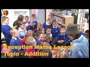 Reception Foundation Stage Maths Lesson Observation: Addition
