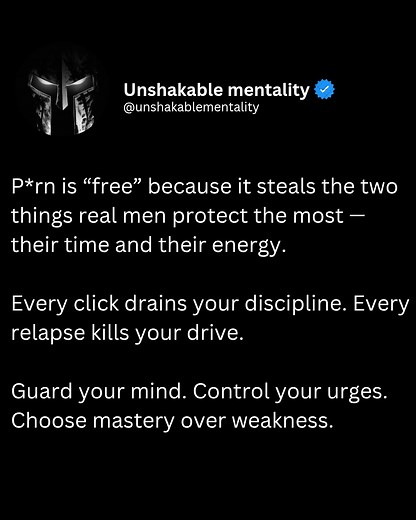 14K views · 153 reactions | 99% of your problems disappear when you learn self-control. #fblifestyletyle | Unshakable Mentality | Facebook