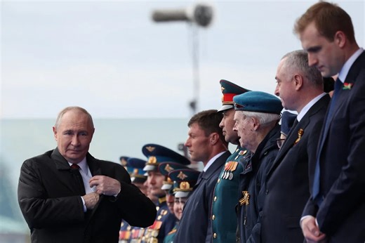 Putin vows Russia’s victory over Ukraine and criticises Nato at scaled-down Victory Day parade - AOL