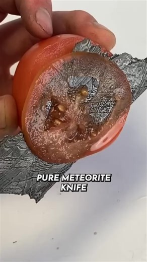 6.5K views · 13 reactions | Forging The World’s Sharpest Meteorite Knife ️✨ #tools #crafts #workshop | Waterjet Channel | Facebook