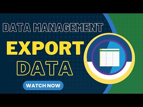 Salesforce Trailhead - Export Data