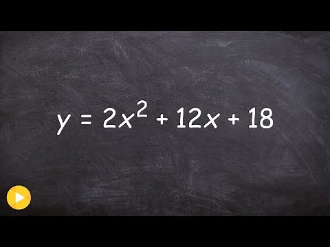 Converting to vertex form and identifying the vertex