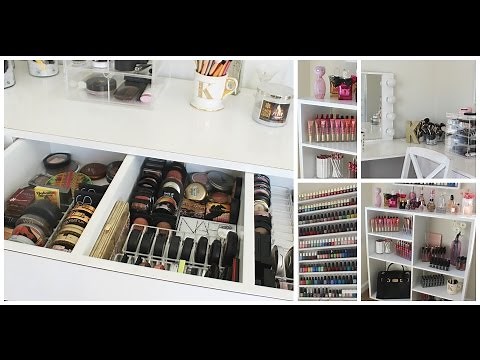 Makeup Collection + Storage | Room Tour- Kathleenlights