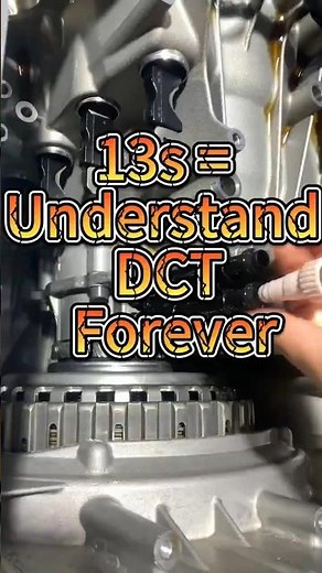 How Wet Dual Clutch Actually Works – 15s Mind Blow #transmission #gearbox #mechanics #cartips