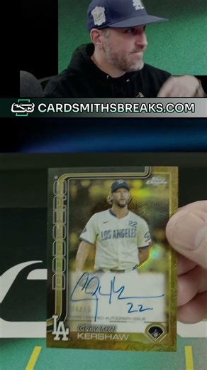 25 Topps Gilded Clayton Kershaw B/G Auto #baseballcards #topps #tradingcards #fanatics #sportscards