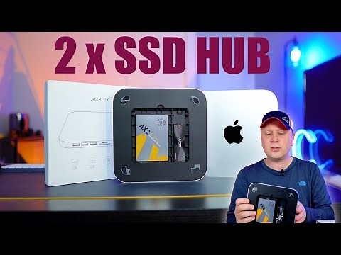 Mac mini Storage Hub with 2.5" SSD and M.2 NVMe Slots for M1, M2, and Future M3 Mac minis