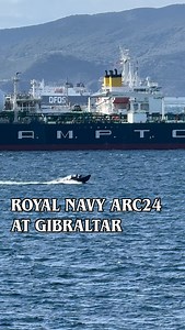 Royal Navy at Gibraltar, ARC24 027 performing maneuvers off the coast during windy conditions. Winds at 18-20 knots. #royalnavy #gibraltar @royalnavy | Michael Hartung