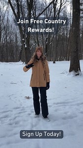 Our already amazing prices get even better with Free Country Rewards! 🎉 Sign up today for exclusive deals and discounts on all your outdoor essentials! 🏕️❄️☀️ #FreeCountryRewards #AdventureForLess #OutsideIsOurs | Free Country