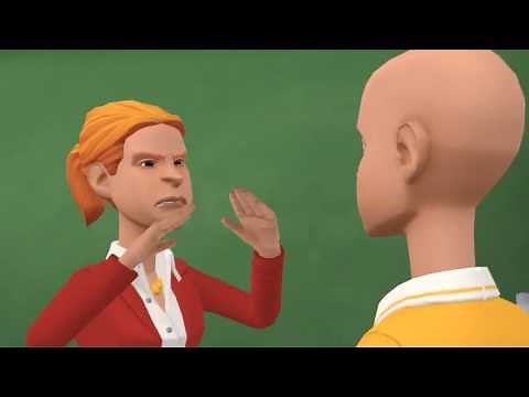 Caillou cheats off of Leo's test and gets Grounded