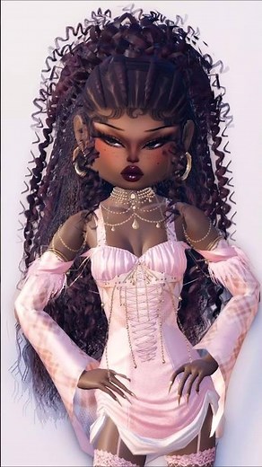 curly hair combo 😍💖 #dresstoimpress #fyp #roblox #dti #robloxfyp #shorts #robloxdti #haircombo