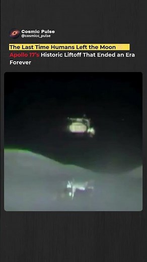 Humanity’s Final Steps on the Moon 🚀 The Apollo 17 Moment No One Has Repeated in 50 Years #universe