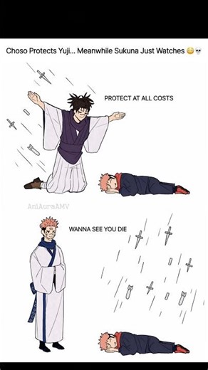 Choso Protects Yuji… Meanwhile Sukuna Just Watches 😳💀 | Jujutsu Kaisen