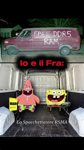 Un furgoncino sospetto🤔 #ram #ddr5 #ironia