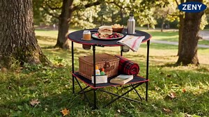 ZENY Portable Folding Picnic Table Outdoor Camping Table