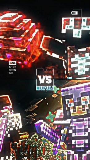 Mugm Vs Nufuli | Hero vs villain #minecraft #1v1 #1v1edit #mugm#nufuil