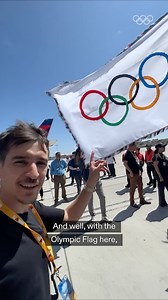 173K views · 2.2K reactions | ✈️ The Olympic Flag is in Los Angeles, and this is how it arrived! ✨ Come behind the scenes with us on the flight that carried the flag and several @TeamUSA athletes to the City of Angels. #LA28 @la28games | Olympics | Facebook