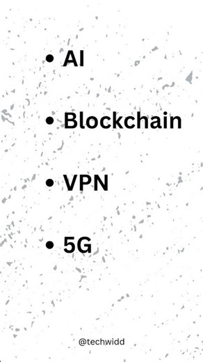 AI, Blockchain, VPN & 5G Explained in 20 Seconds 🚀 #techshorts
