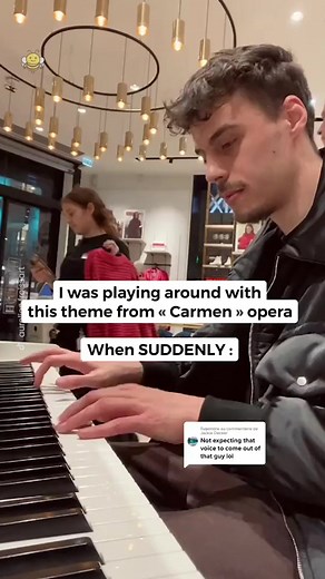 Captivating Opera Singer Performs Carmen Caballero Piano Cover