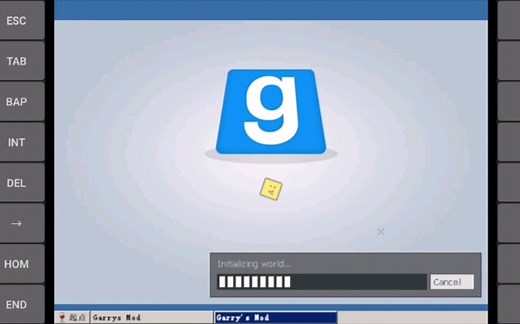 安卓手机Exagear模拟器玩：（Garry's Mod 2015）测试