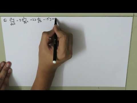Differential equations (How to find complementary functions)