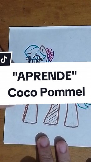 Tutorial para dibujar a Coco Pommel de My Little Pony