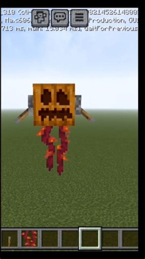 Minecraft Horror Pumpkin 🎃👻 Scariest TikTok Hack Ever! #minecraft #shorts