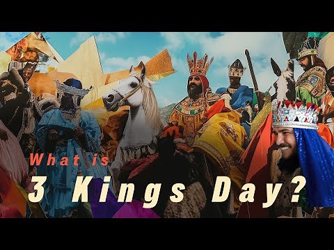 🤴 What is 3 Kings Day and how do people celebrate it? Día de los Reyes Magos - Jan 6th (4k)