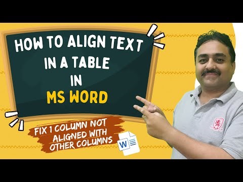 The SECRET to PERFECTLY Aligning Text in Tables in Word