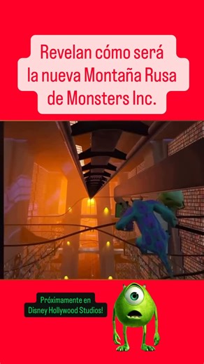 Sebastian Guerra -Disney Travel Agent©️✨ on Instagram: "La nueva montaña rusa de Monsters Inc en Disney’s Hollywood Studios será una experiencia única y emocionante. El video es un arte conceptual y los da una idea de cómo será la atracción. Algunos detalles mas : - Nombre posible de la atracción :Door Vault, inspirada en la icónica bóveda de puertas de la película Monsters, Inc. - Tipo de montaña rusa :Suspendida, siendo la primera de este tipo en un parque de Disney. Los visitantes irán colgad