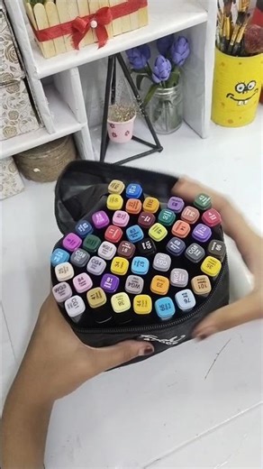 touch alcohol marker unboxing on flipkart #unboxing #touchmarkers #artmartial #art#short#craft