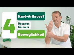 4 simple exercises for more mobility of the hand in osteoarthritis